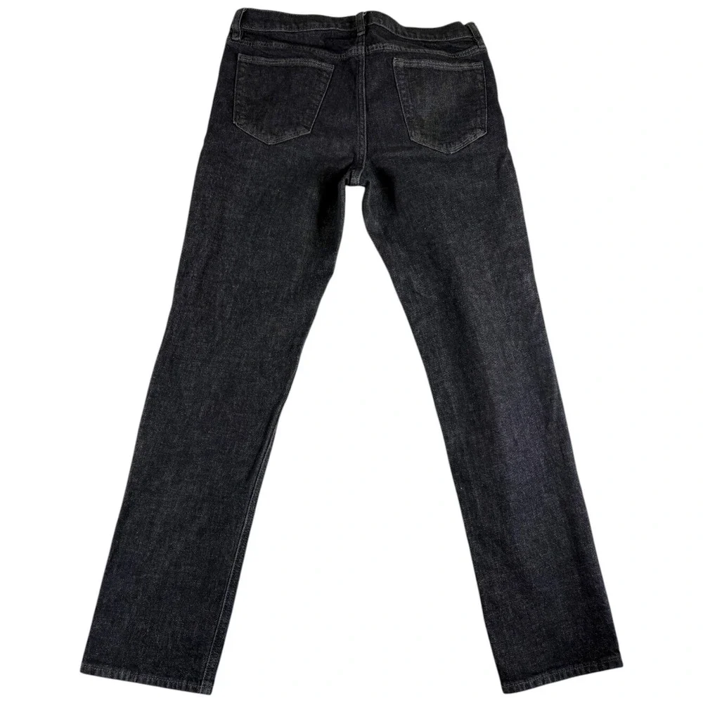 Banana Republic Slim Fit Jeans Mens 33x32 Blue Black Cotton Stretch Straight Leg